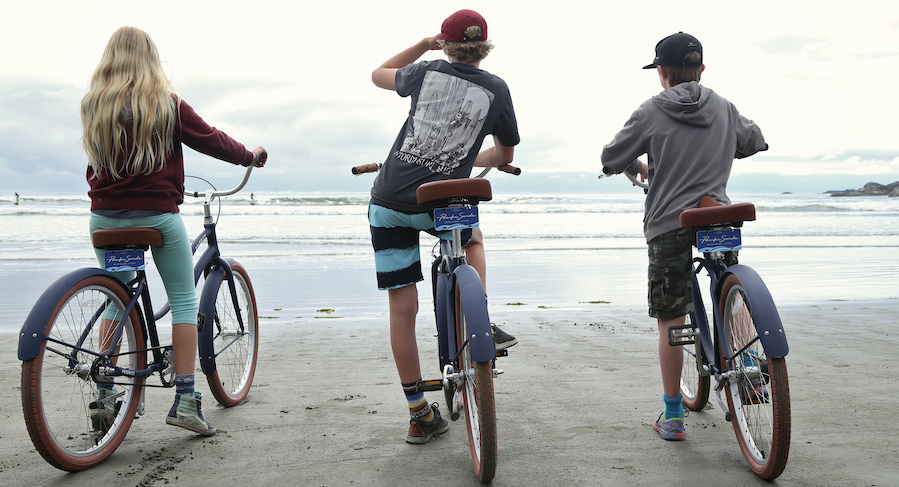 Family bike rentals - Pacific Sands Beach Resort, Tofino, BC