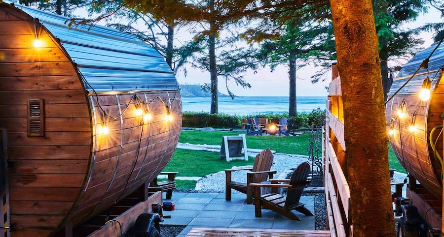 Family sauna - Pacific Sands Beach Resort, Tofino, BC