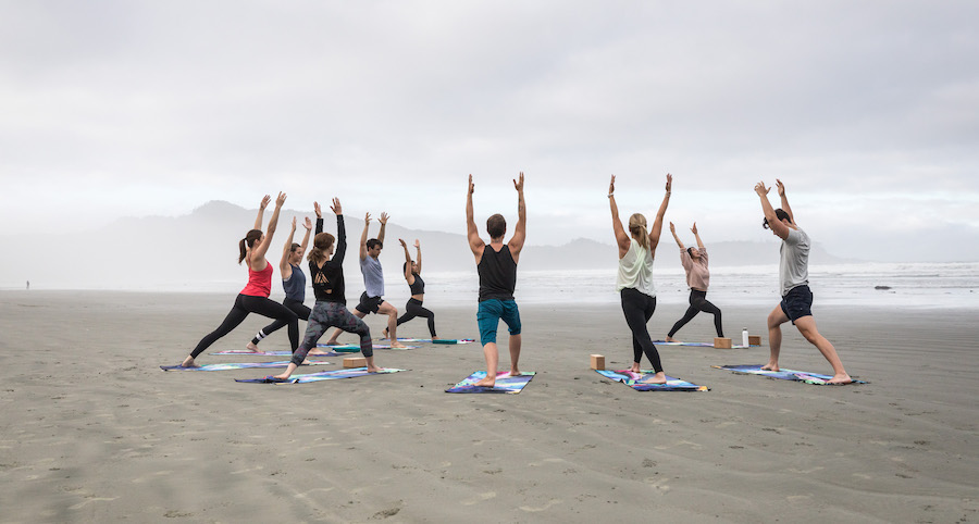 Summer Beach Yoga - Pacific Sands Beach Resort, Tofino, BC