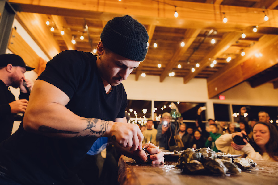 Shucker's Showdown at the Tofino Oyster Festival