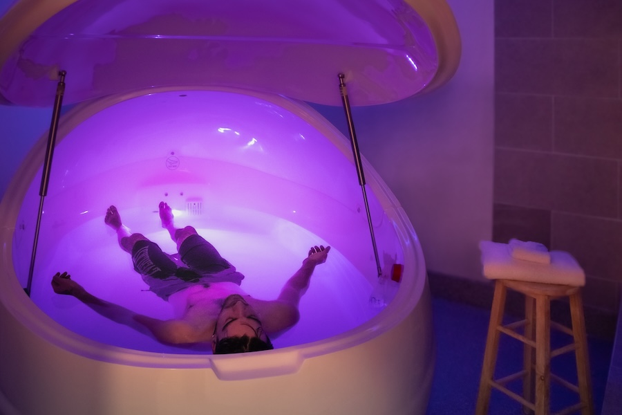 Float into distraction-free, deep relaxation and zero-gravity pain relief with Float Tofino in Tofino, BC.