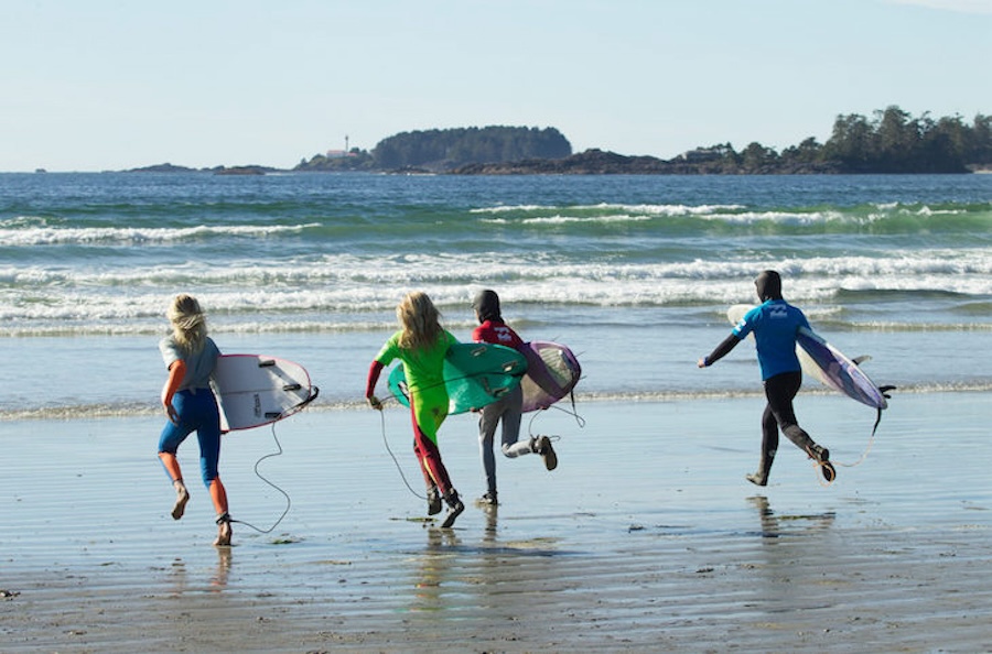 Surf Mackenzie Beach, Tofino BC - Pacific Sands Beach Resort
