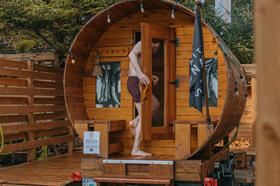 Gift a Nordic spa experience with a West Coast twist right here at Pacific Sands with our two onsite, wood-fired barrel-saunas by Tuff City Saunas.