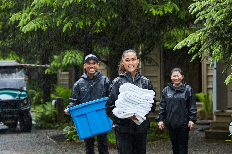 Celebrating Earth Month and staff appreciation with eco-friendly cleaning products - Pacific Sands Beach Resort, Tofino, BC