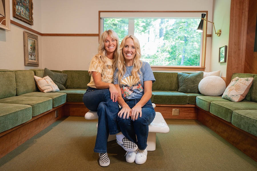 Monika and Robyn, owners of Mint Cleaning Products from Ucluelet, BC