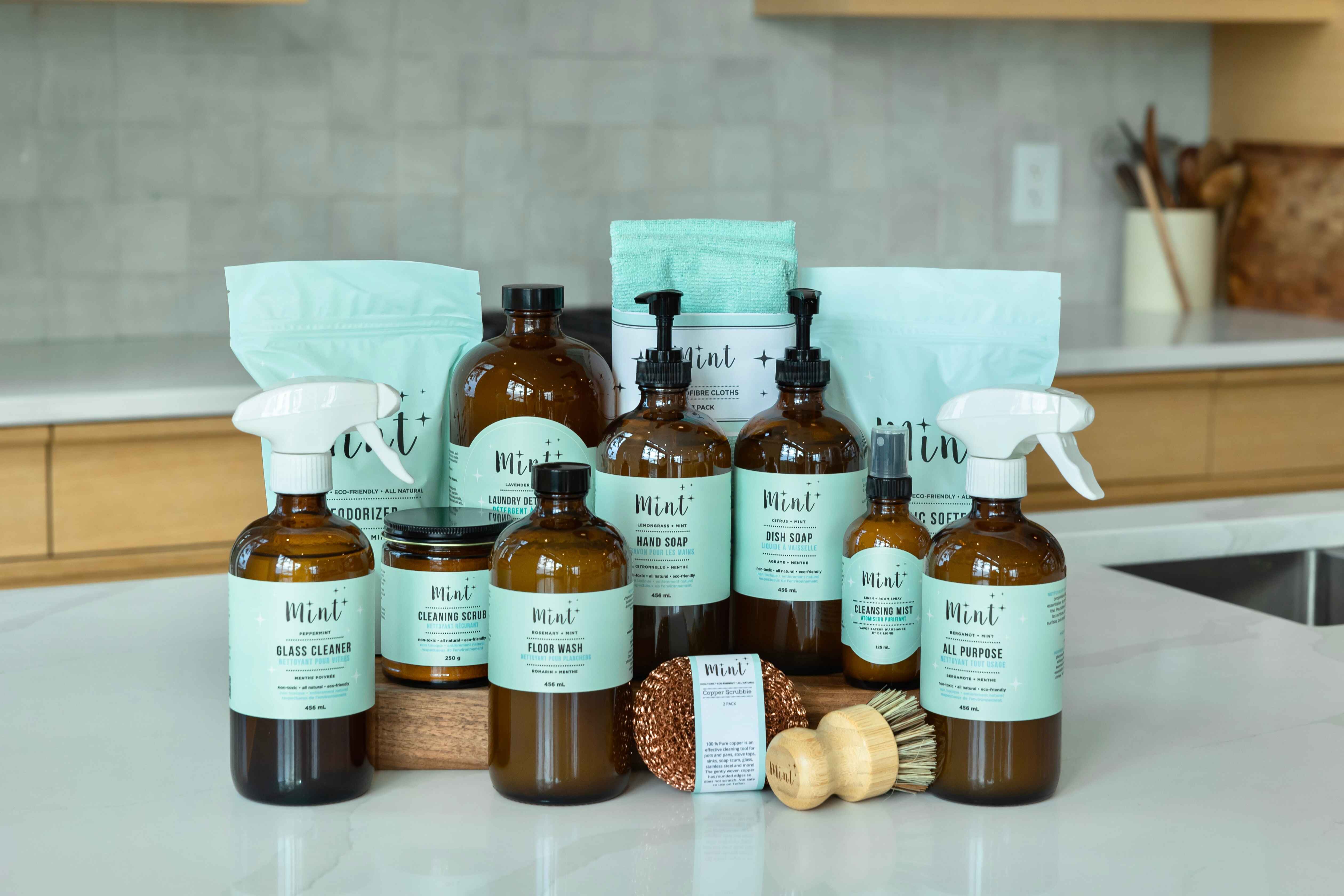 Mint's line of eco-friendly products