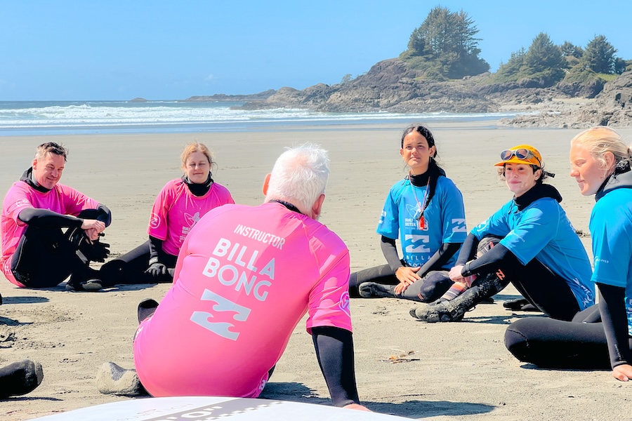 With an excited crew of lucky Resort guests participating in the Learn to Surf event, Cox Bay beach was buzzing with good vibes and salty high-fives—the perfect mix for an epic day in the water.