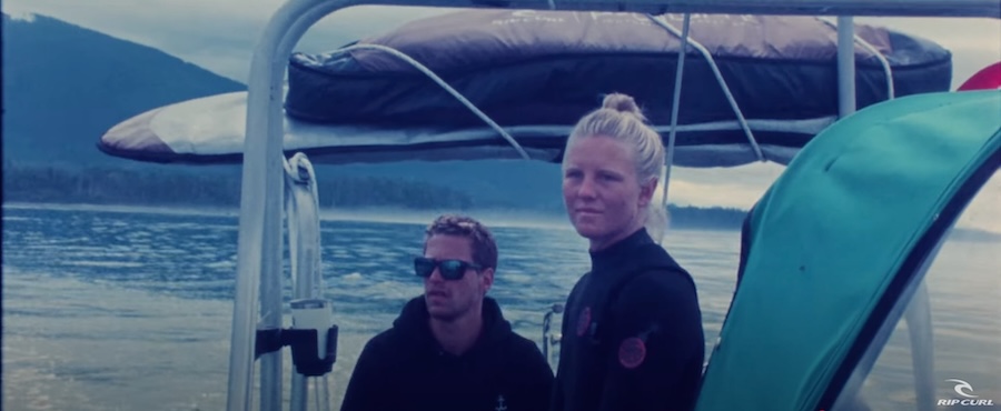 Mathea Olin's latest project with Rip Curl involved sailing to remote surf spots up the West Coast to film the next chapter of Transports of Delight.