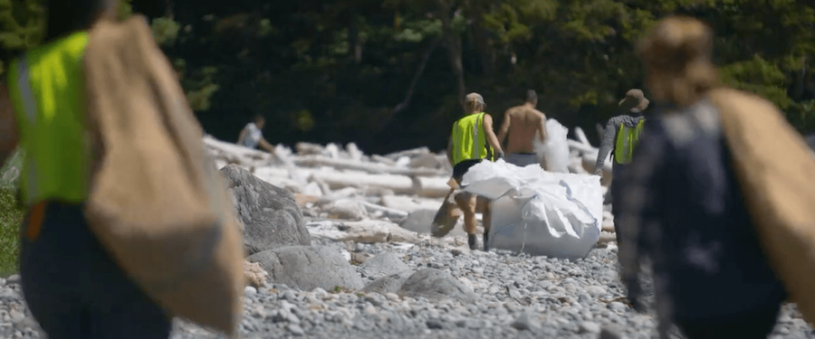 Ahousaht Territory Shoreline Beach Clean - Pacific Sands, Tofino, BC
