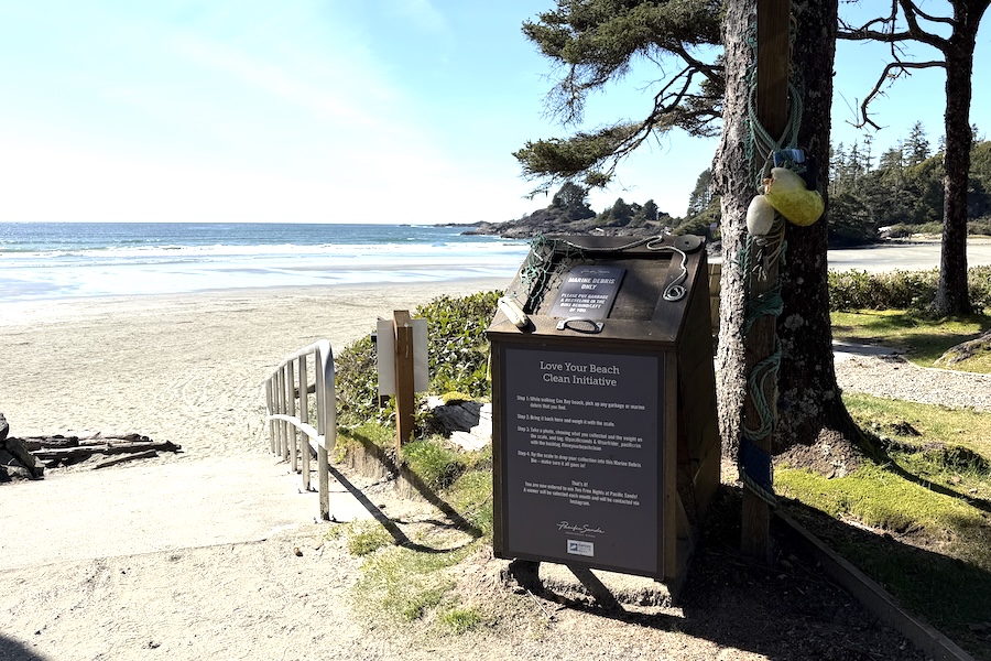 Love Your Beach Clean initiative at Pacific Sands Beach Resort, Tofino, BC