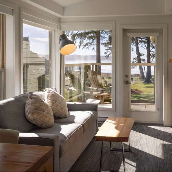 Lighthouse Suite - Living Room View at Pacific Sands Beach Resort