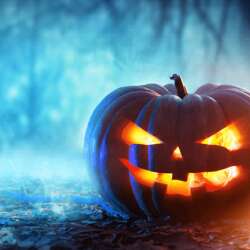Halloween Haunted Pumpkin Boardwalk