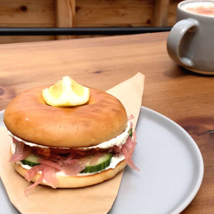 Bagel with Smoked Salmon