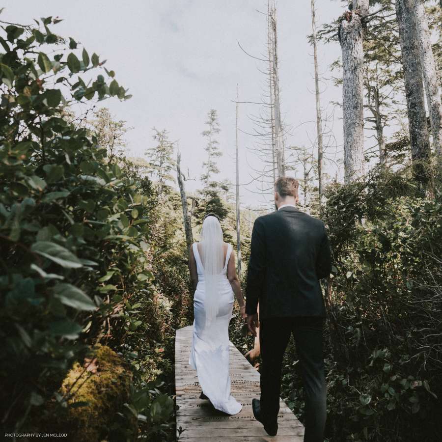 Sunset Boardwalk Elopement - Jen McLeod Photo